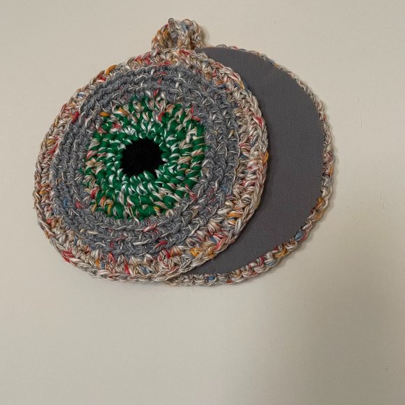 Crochet Pot Holders, Kitchen Decor, Crochet Gift Under 15, Handmade Potholders - Picture 6 of 8